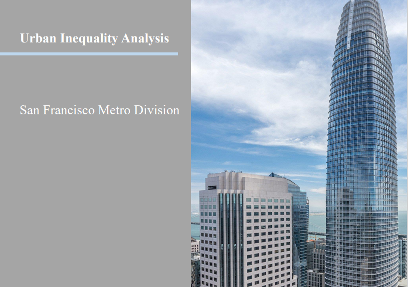 San Francisco Urban Inequality Analysis