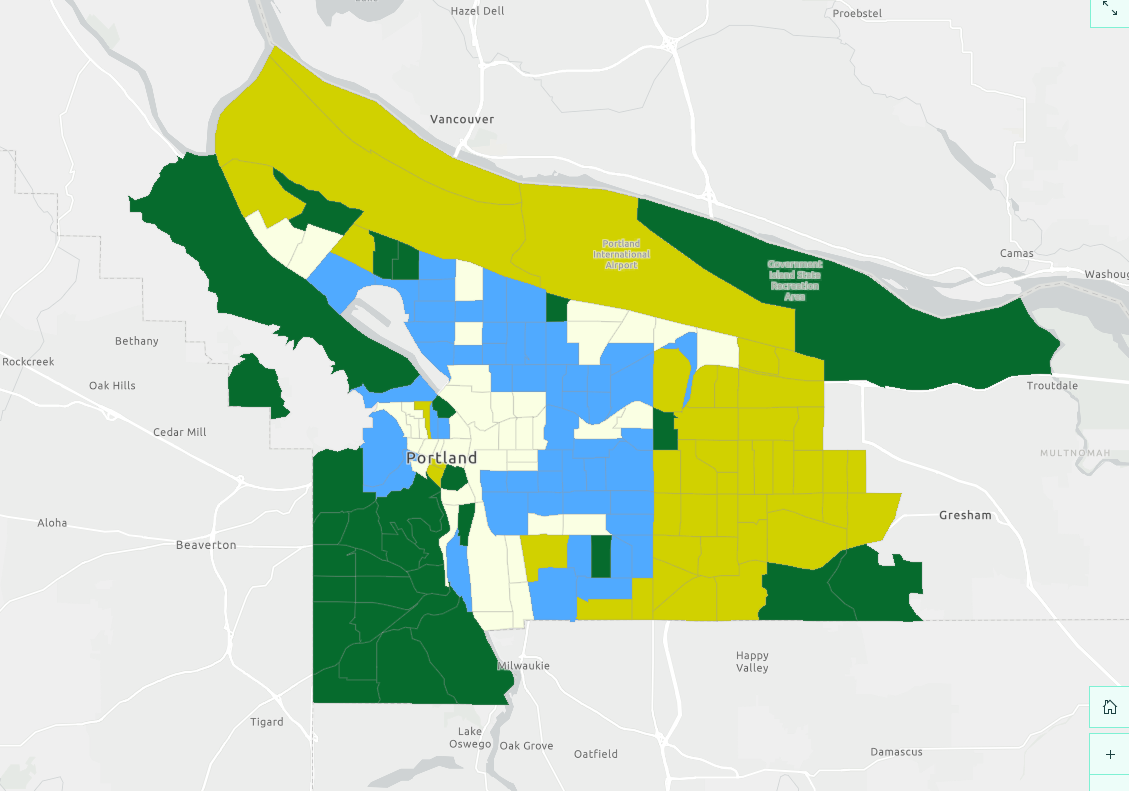 Spatial Analysis of Green Development Features
